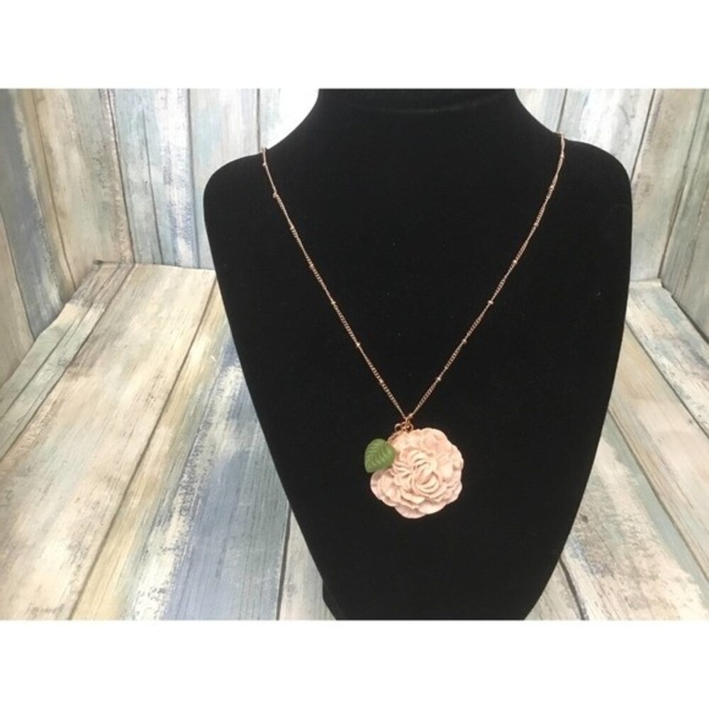 Peony Pendant Necklace